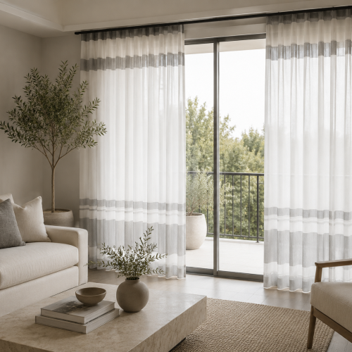 3- Linen sheers